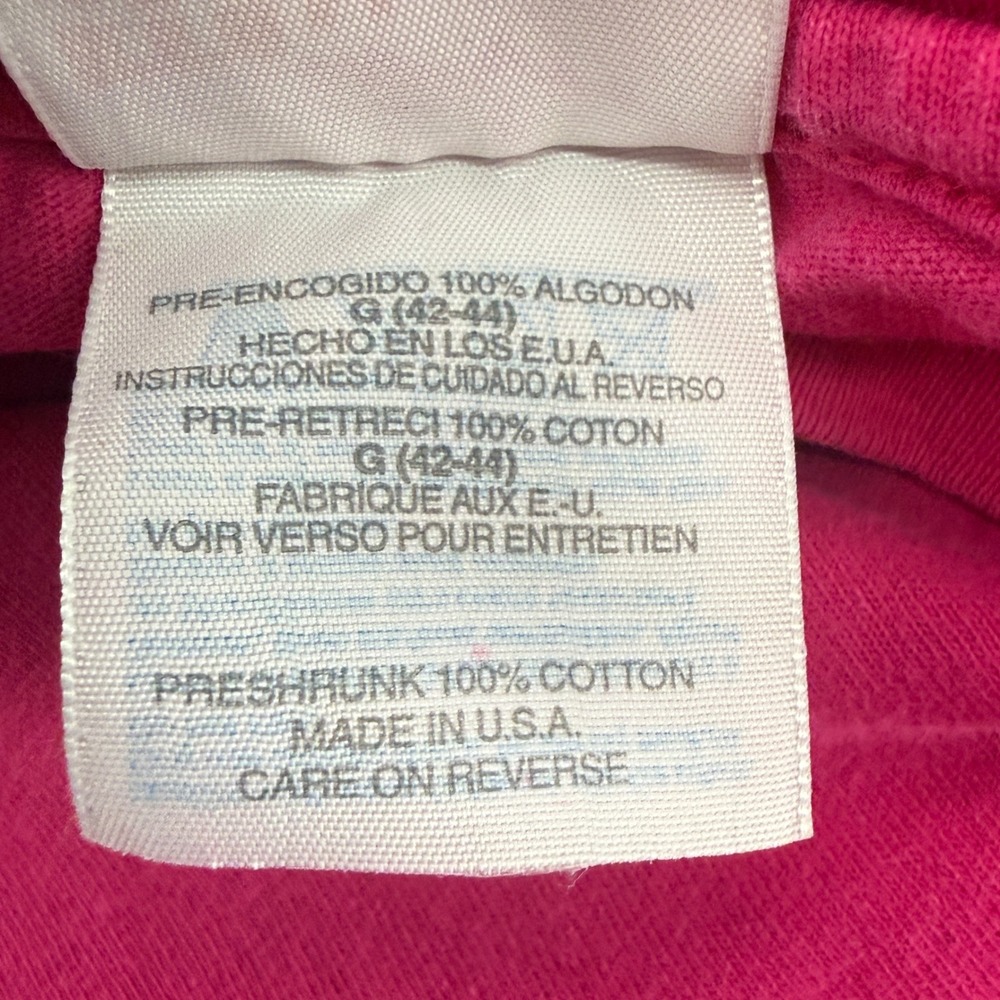 Hanes Heavyweight Rum Boogie Cafe Memphis Beale Street Pink T-Shirt Large USA - Picture 3 of 8